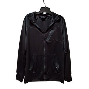 Spyder ProWeb Full Zip Hooded Sweatshirt Jacket Men's Medium Black